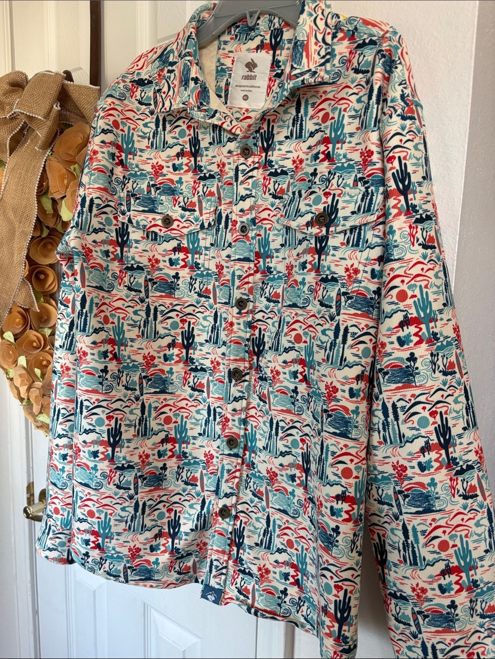 rabbit High Country LS Corduroy Women’s Sz M